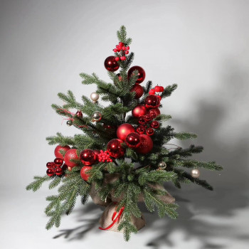 Ель "Венгерская" литая (60 см) с декором