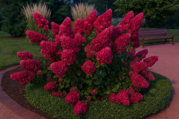 Гортензия метельчатая «Ред Вельвет» (Hydrangea paniculata Living Red Velvet)